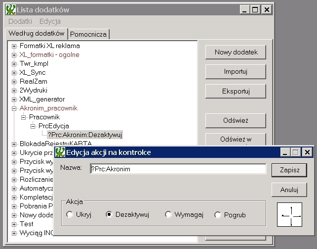 Dodatek ERP XL typu mała hydra