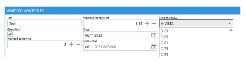 migrator excel wartość kontrolek migrator excel wartość kontrolek