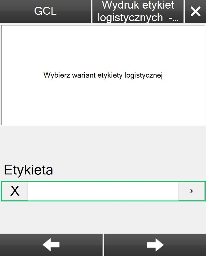 sxz126 Opcja wyboru etykiety logistycznej sxz126 Zastosowanie standardów gs1 - opcja wyboru etykiety logistycznej