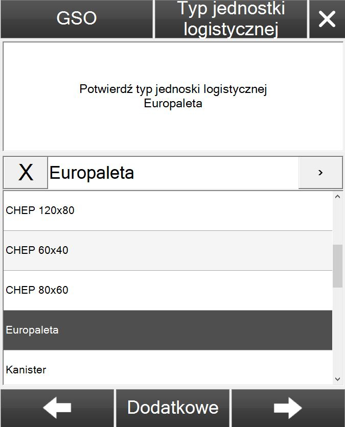 sxz126 Wybór typu jednostki logistycznej sxz126 Zastosowanie standardów gs1 - wybór typu jednostki logistycznej w aplikacji Comarch Magazynier